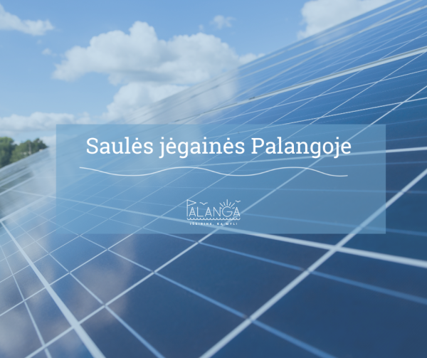UAB „Palangos vandenys“ planuose – saulės jėgainių įsirengimas