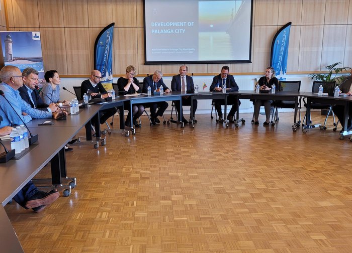 Palangos delegacija su Saint Gilles Croix de Vie (Prancūzija) atstovais aptarė bendradarbiavimo...
