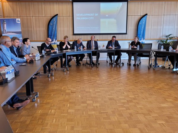 Palangos delegacija su Saint Gilles Croix de Vie (Prancūzija) atstovais aptarė bendradarbiavimo...