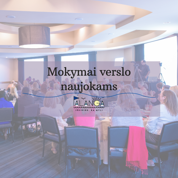 Mokymai verslo naujokams, besiverčiantiems mažmenine alkoholio prekyba