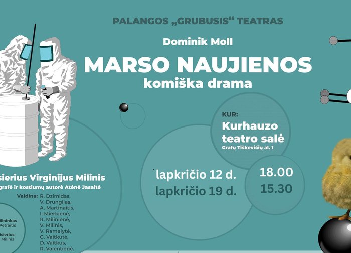 Palangos „Grubusis“ teatras sugrįžta į kurhauzo teatro salę. Lapkričio 12 ir 19 d. - komiška...