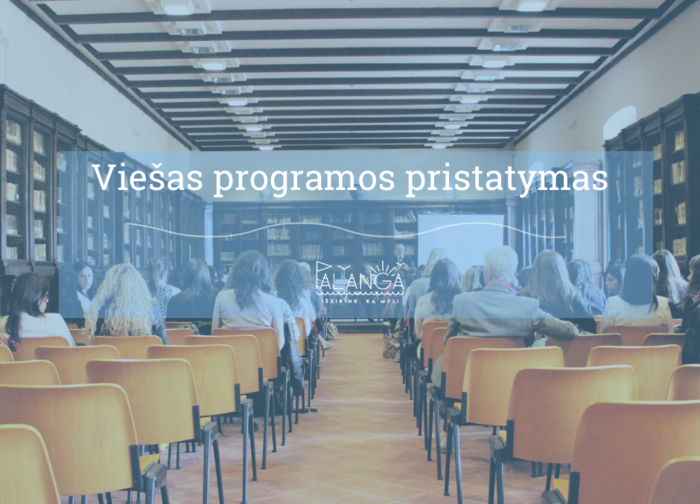 Viešas Palangos miesto savivaldybės aplinkos monitoringo programos pristatymas