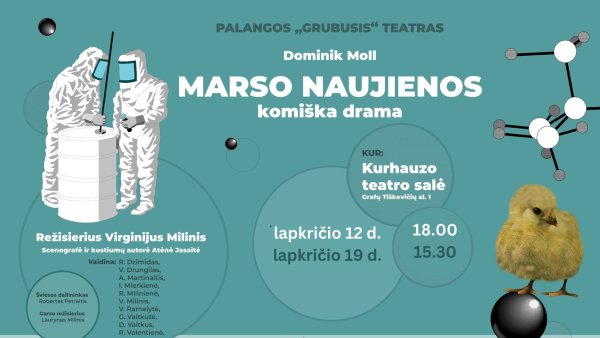 Palangos „Grubusis“ teatras vėl skelbia „Marso naujienas“ ir priima į „Tanato viešbutį“ 