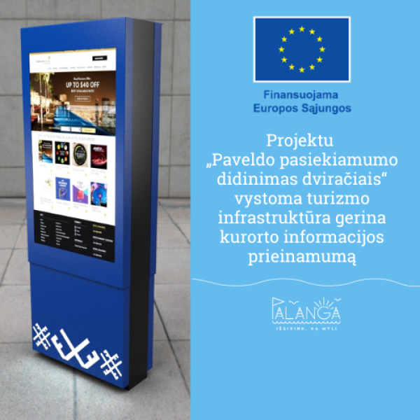 Projektu „Paveldo pasiekiamumo didinimas dviračiais“ vystoma turizmo infrastruktūra gerina...