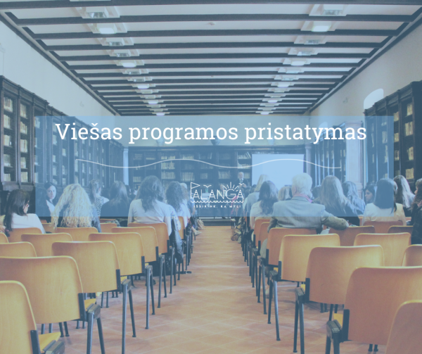 Viešas Palangos miesto savivaldybės aplinkos monitoringo programos pristatymas