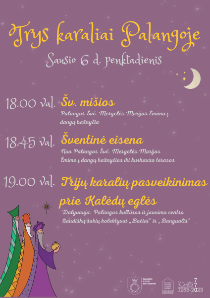 Trys karaliai Palangoje 2023