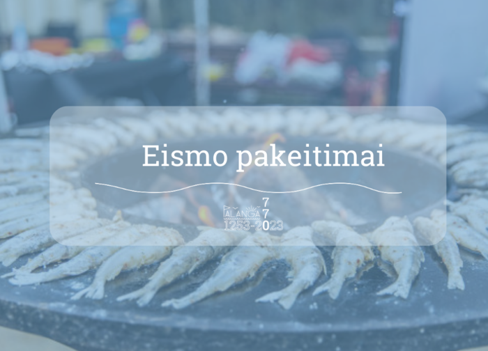 Stintų šventės metu (vasario 10-12 dienomis) Palangoje laikinai keičiama eismo organizavimo schema