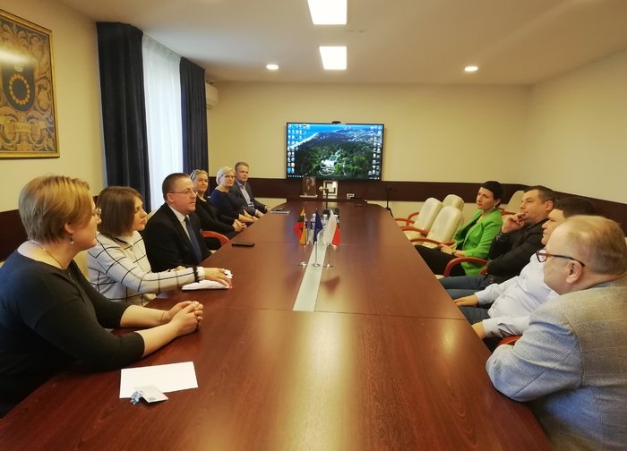Palangos lankėsi miesto partnerio Lenkijoje – Ustkos – delegacija