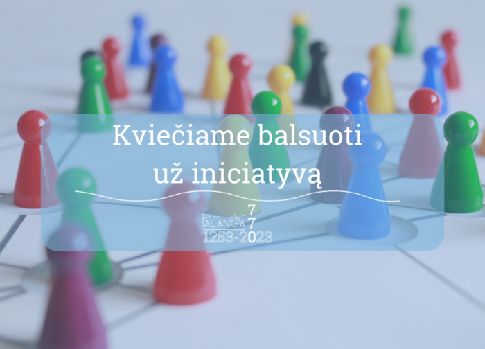 Kviečiame balsuoti už bendruomenės iniciatyvas