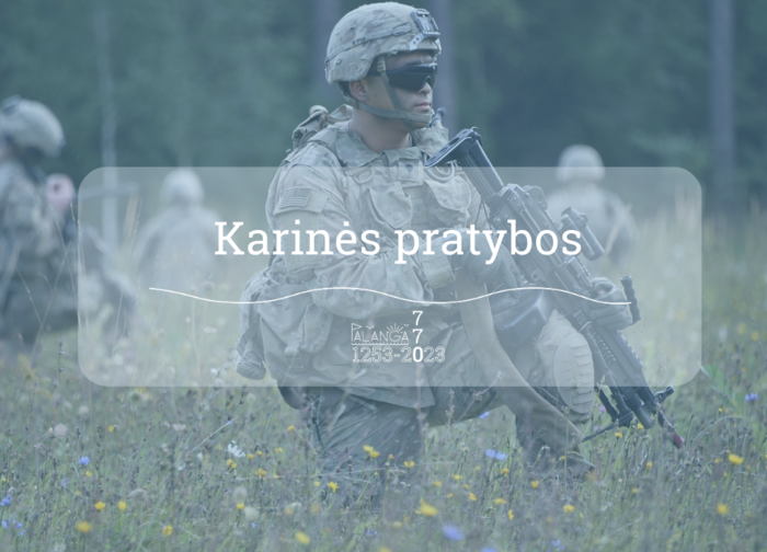Organizuojamos karinės pratybos