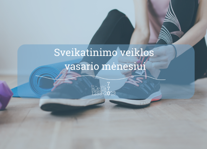 Nemokamų sveikatinimo veiklų Palangoje tvarkaraštis
