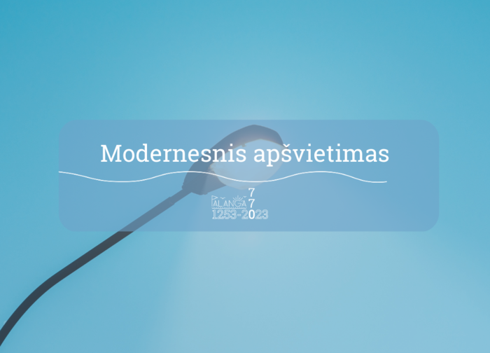 Tęsiami kurorto gatvių apšvietimo modernizavimo darbai 