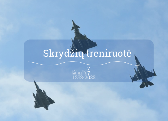 Kovo 27 d. virš jūros vyks bendra NATO oro policijos misiją atliekančių Lenkijos ir Prancūzijos...