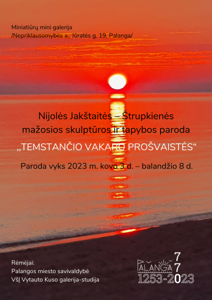 Nijolės Jakštaitės-Štrupkienės mažosios skulptūros ir tapybos paroda 