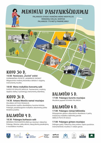 Meniniai pasivaikščiojimai su jaunaisiais kurorto talentais 