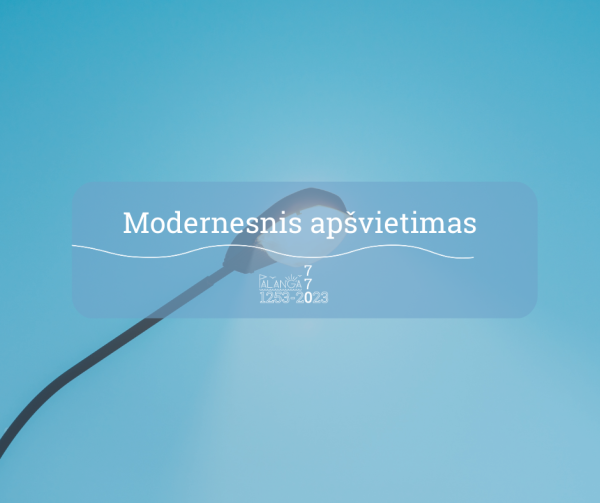 Tęsiami kurorto gatvių apšvietimo modernizavimo darbai 