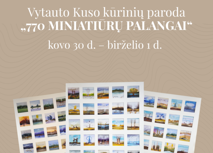 Palangos koncertų salėje  galima pasigrožėti unikalia paroda