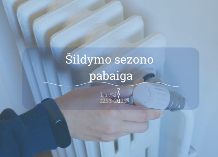 Ketvirtadienį Palangoje baigiamas šildymo sezonas