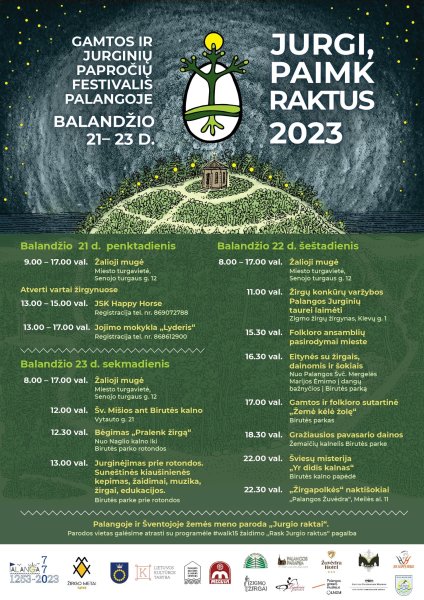 Balandžio 21-23 dienomis kviečia festivalis „Jurgi, paimk raktus 2023“. Festivalio programa