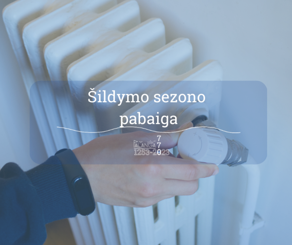 Ketvirtadienį Palangoje baigiamas šildymo sezonas