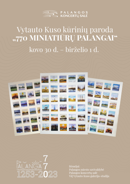 Palangos koncertų salėje  galima pasigrožėti unikalia paroda