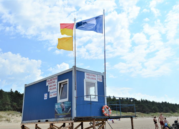 Palangos Birutės parko paplūdimyje ir vėl suplevėsuos Mėlynoji vėliava