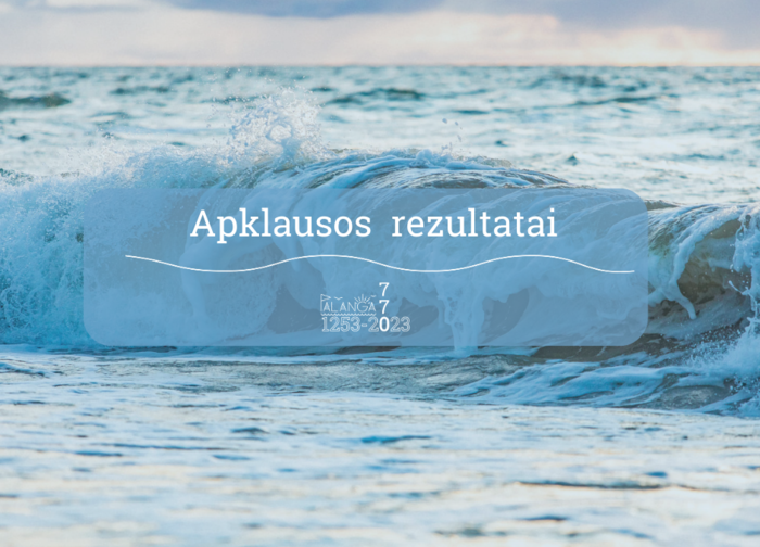 Informacija apie vykdytą apklausą „Dėl pietinio Šventosios paplūdimio funkcinių zonų suskirstymo“