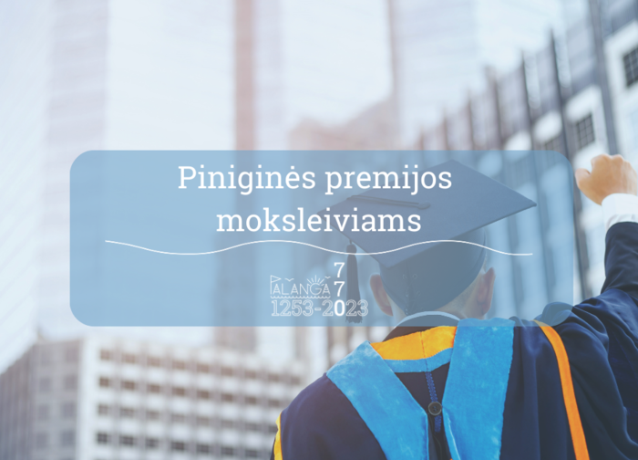Geriausiai besimokantiems Palangos moksleiviams – piniginės premijos