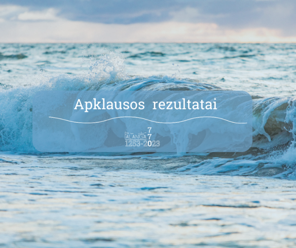 Informacija apie vykdytą apklausą „Dėl pietinio Šventosios paplūdimio funkcinių zonų suskirstymo“