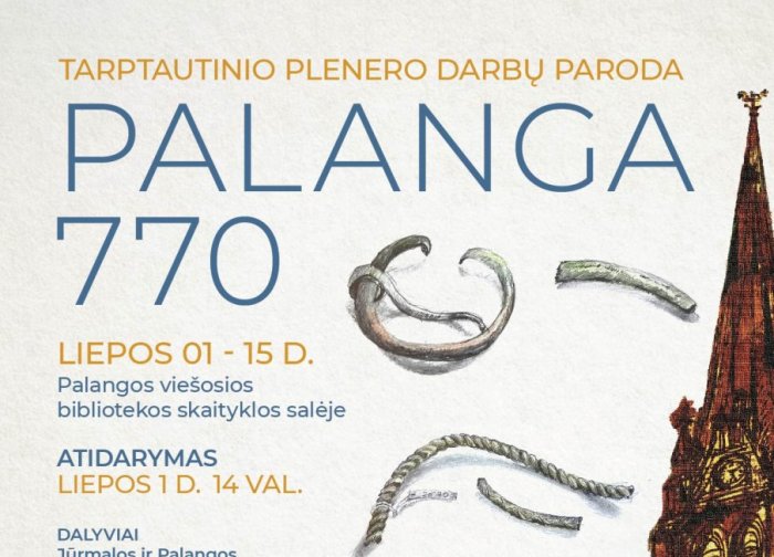Tarptautinio plenero darbų paroda „Palanga 770“
