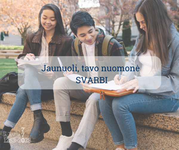 Palangos jaunimo situacijos ir poreikių apklausa - kviečiame dalyvauti