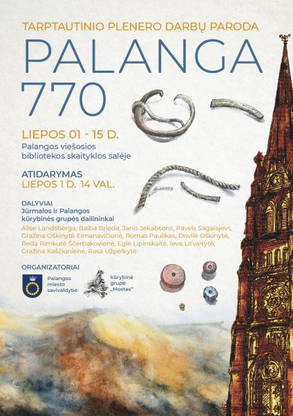 Tarptautinio plenero darbų paroda „Palanga 770“