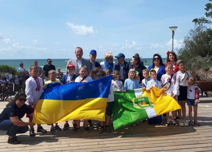 Palanga dovanoja taikų poilsį Ukrainos Bučos vaikams – pasitikti pirmuosius stovyklautojus atvyko...