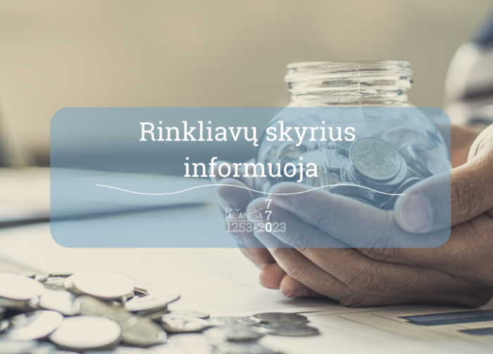 Nuo š. m. liepos 10 d. keičiamas Vietinės rinkliavos už naudojimąsi Palangos miesto viešąja...