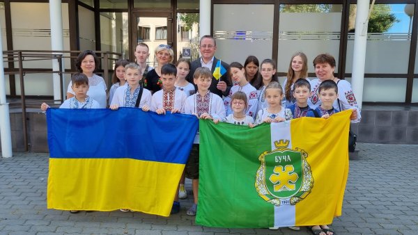 Palangos miesto savivaldybėje lankėsi vaikai iš Bučos (Ukraina)