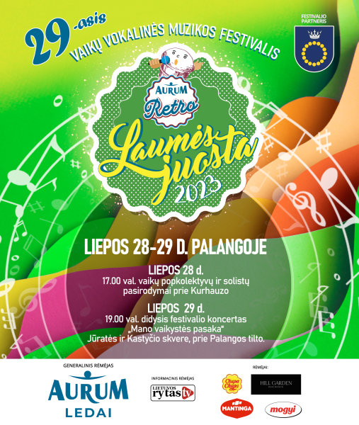 Liepos 28-29 dienomis Palangoje skambės mažųjų dainos – vyks vaikų vokalinės muzikos festivalis...