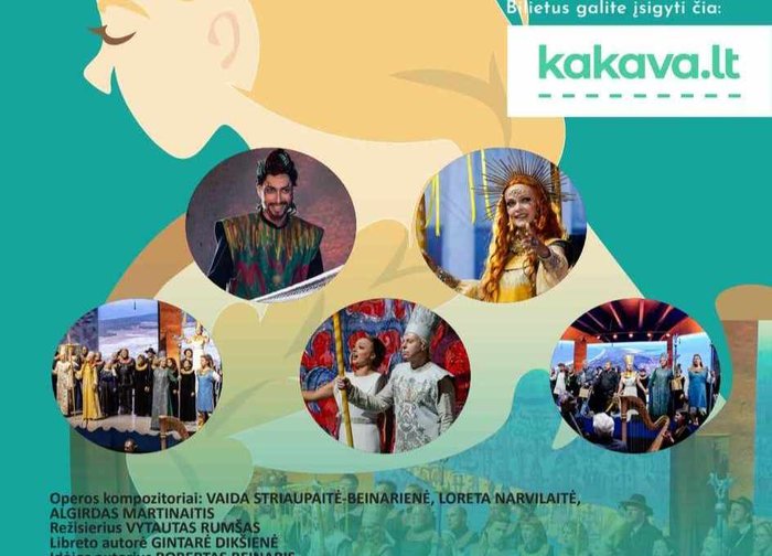 Palangos koncertų salėje – įspūdingas koncertas visai šeimai ir opera „Neringa“. Neringa sveikina...