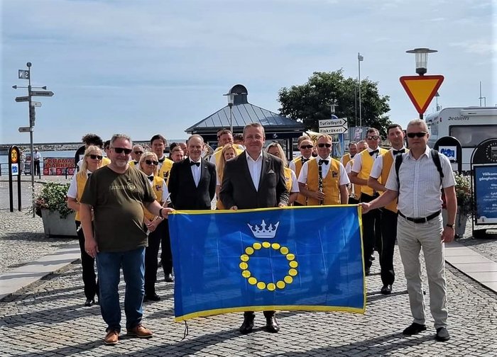 Palanga pasveikino miestą partnerį Simrishamną 900-mečio proga