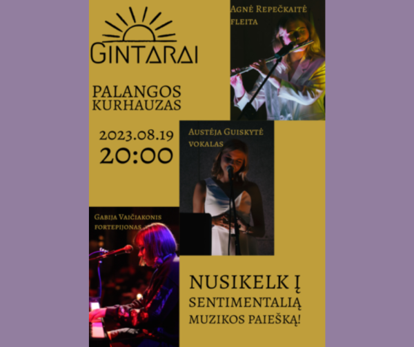 Kviečiame į grupės "Gintarai" koncertą Palangos Kurhauze