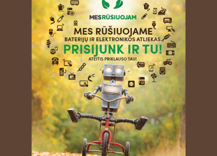 Jau dvyliktus metus iš eilės startuoja aplinkosaugos projektas „Mes rūšiuojam“