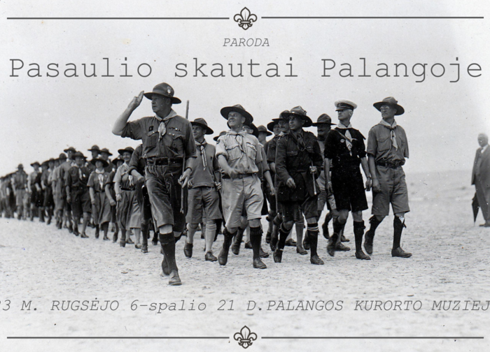 Rugsėjo 6. - spalio 21 dienomis Palangos kurorto muziejuje pristatoma paroda „Pasaulio skautai...