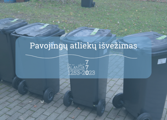 Palangos miesto gyventojus (fizinius asmenis) kviečiame teikti prašymus dėl nemokamo asbesto...