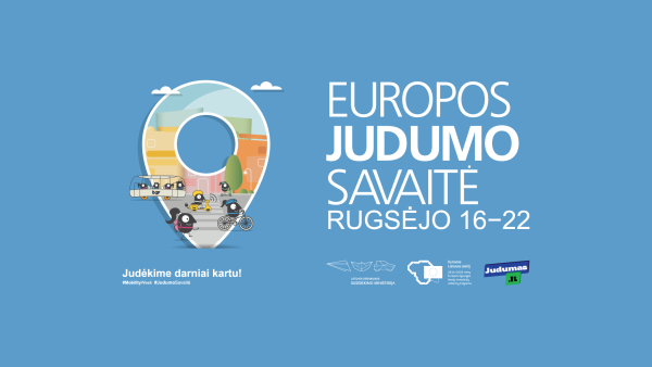 Į Lietuvą atkeliauja rugsėjo 16–22 d. vyksianti Europos judumo savaitė