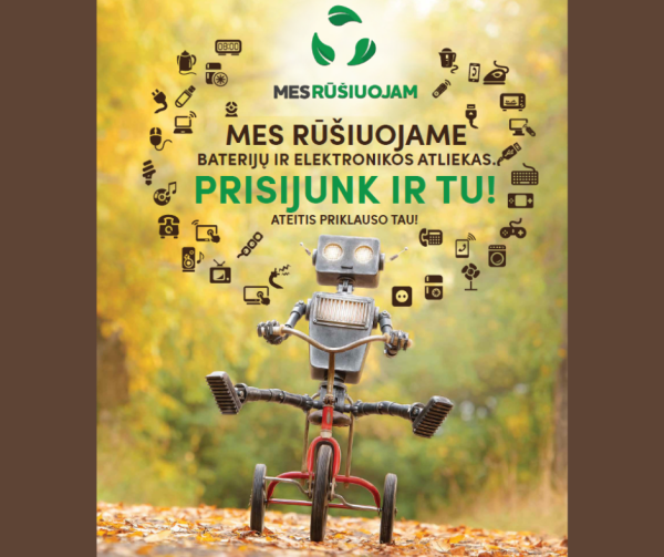 Jau dvyliktus metus iš eilės startuoja aplinkosaugos projektas „Mes rūšiuojam“
