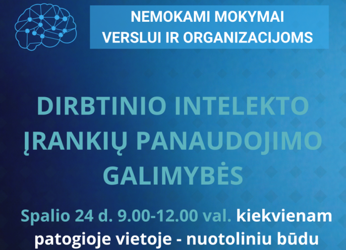 Spalio 24 d. - nemokami mokymai kurorto verslui ir organizacijoms