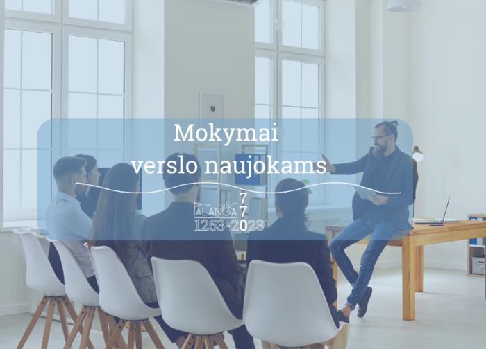 Pranešimas apie verslo naujokams skirtus  mokymus „Pradedu verslą alkoholio prekybos srityje. Ką...