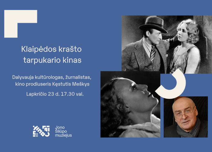 Lapkričio 23 d. Palangos burmistro Jono Šliūpo muziejuje - renginys "Klaipėdos krašto...