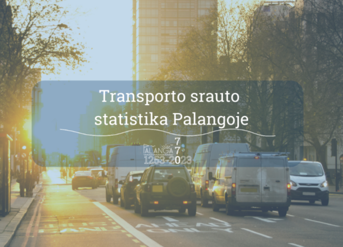 Transporto srautų statistika Palangoje