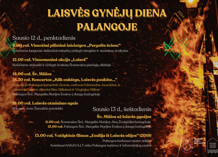 Laisvės gynėjų dienai skirti renginiai Palangoje