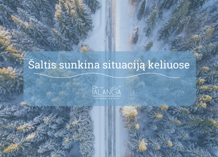 Šaltis sunkina padėtį šalies keliuose: vairuotojų prašoma atsargumo